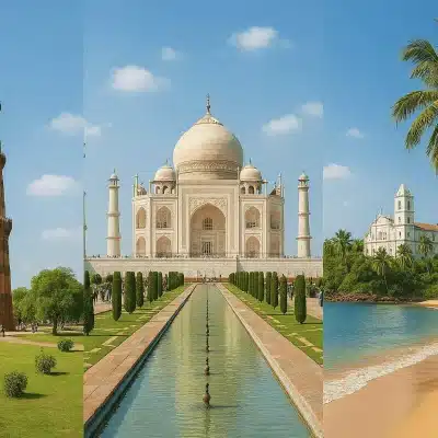 تور هندوستان (2 شب دهلی + 1 شب آگرا + 4 شب گوا)