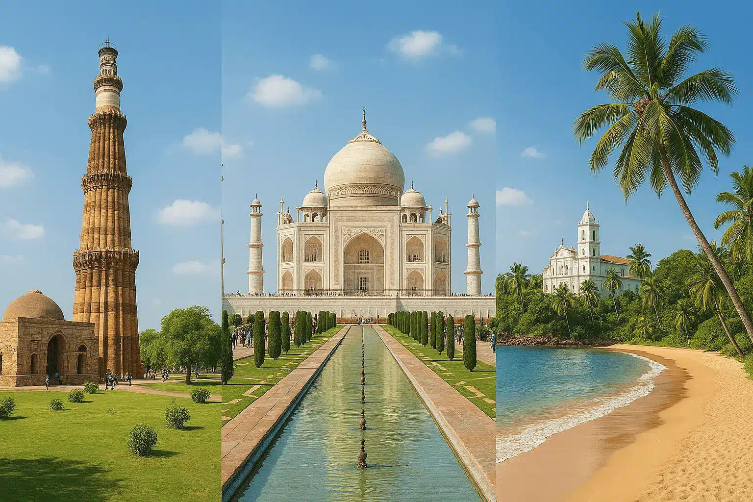 تور هندوستان (2 شب دهلی + 1 شب آگرا + 4 شب گوا)